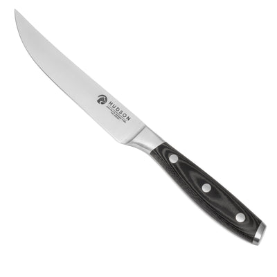 Hudson Steak Knives Set of 4 - Beautiful Handle with High-Carbon German Steel Blade