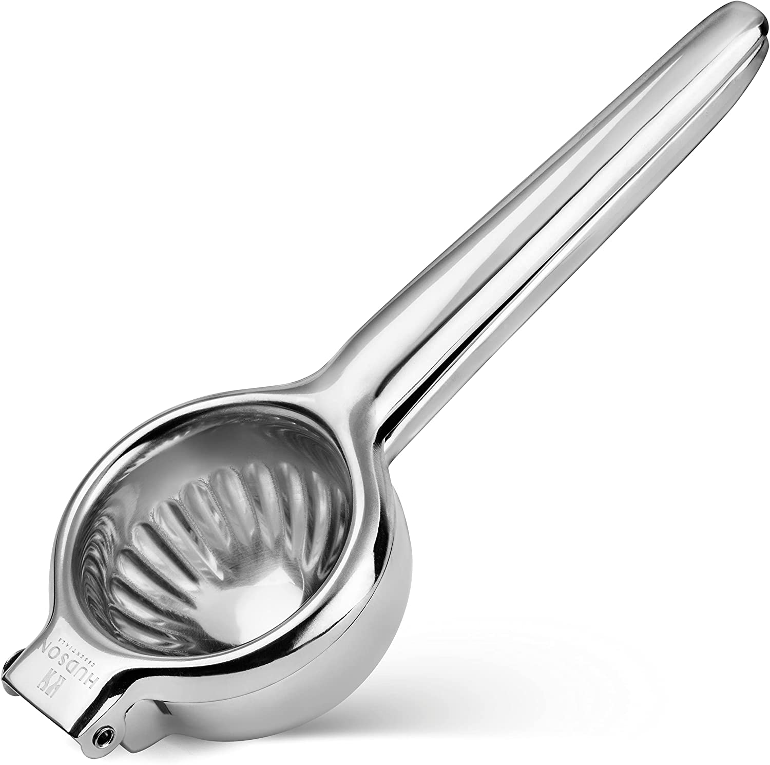 Hudson Essentials Stainless Steel Lemon Squeezer – Large Manual Citrus Press Juicer
